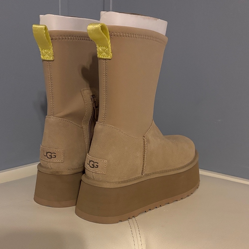 UGG Women's Beige Platform Boots
